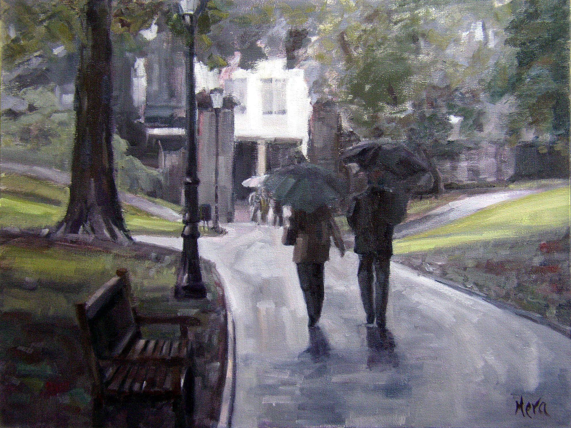 Pareja parque